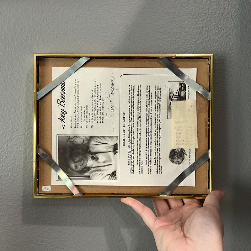 "Whatever is Beautiful, Think on These Things" Print by Jody Bergsma Signed