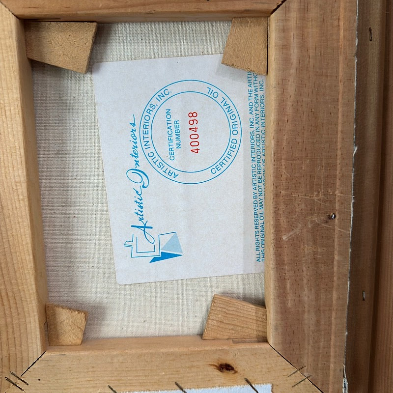 Sailboat Oil Painting - Signed