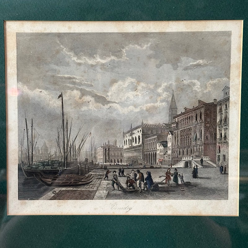 "View of Venice" by Jacopo de' Barbari's Framed Vintage Print