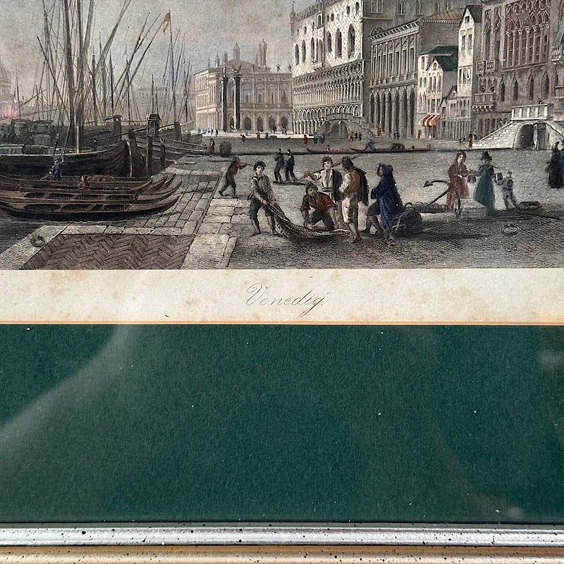 "View of Venice" by Jacopo de' Barbari's Framed Vintage Print