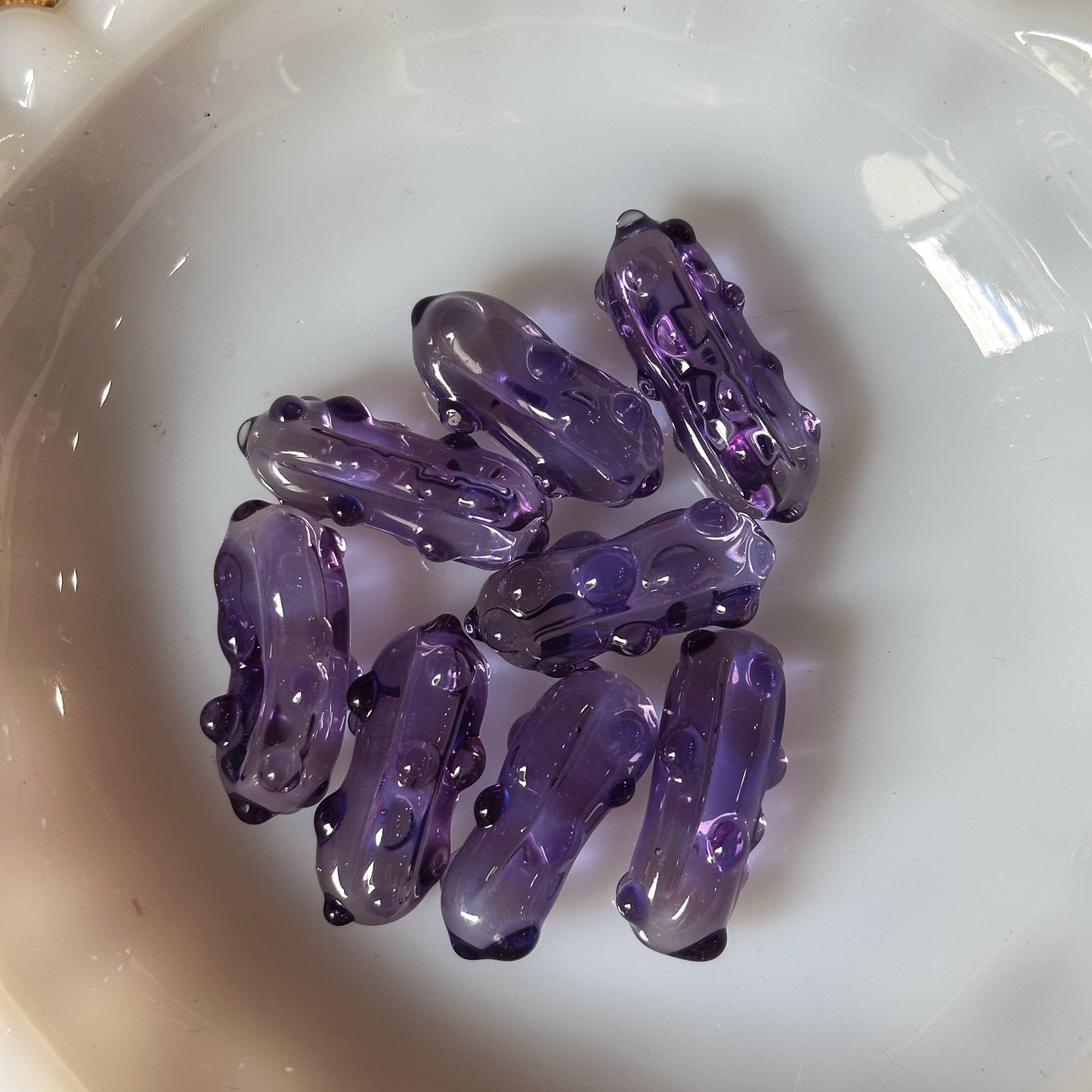 Indigo Mini Glass Pickle