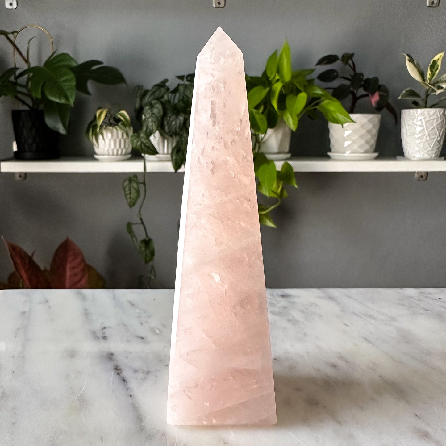 Rose Quartz Obelisk