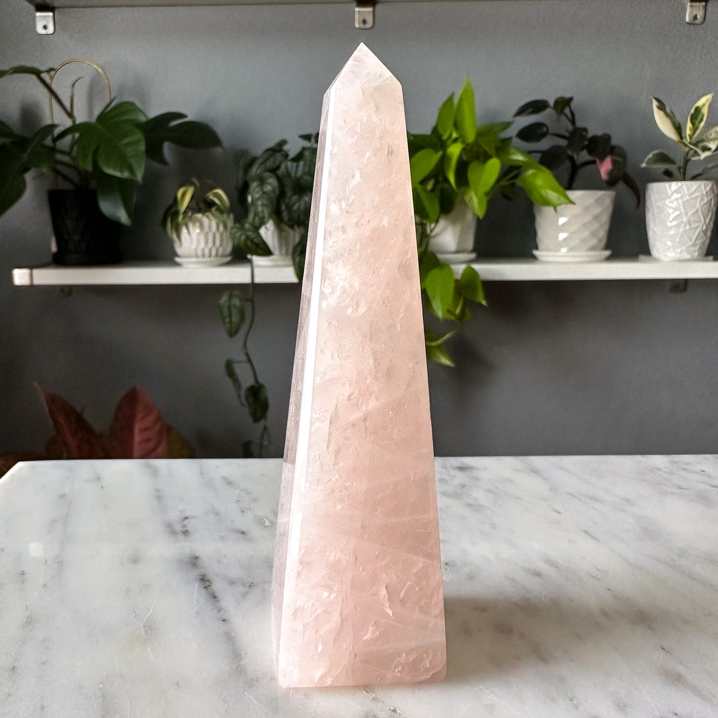 Rose Quartz Obelisk