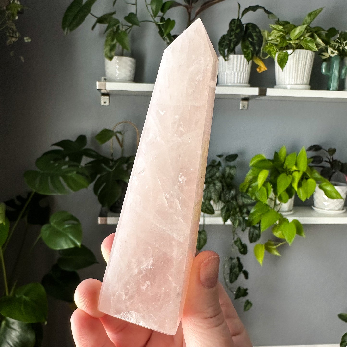 Rose Quartz Obelisk