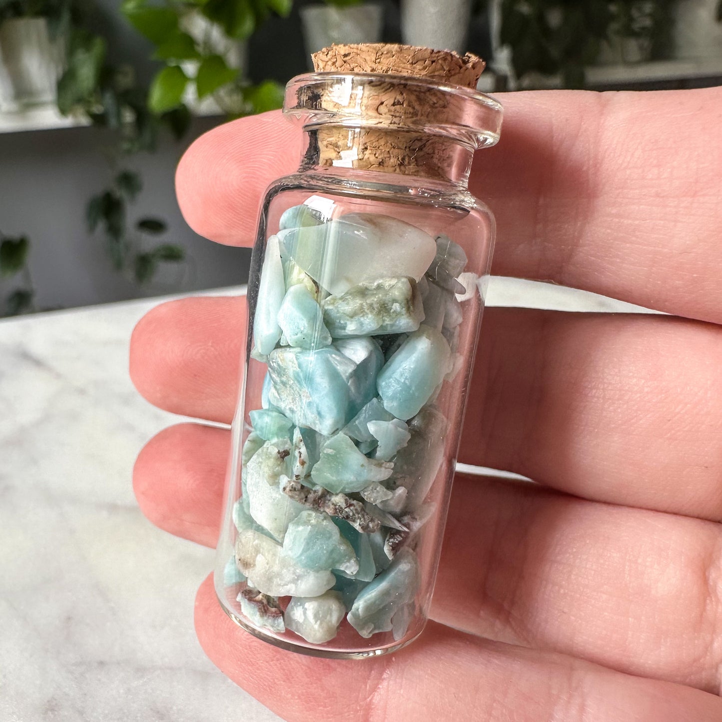 Larimar Chip Bottle