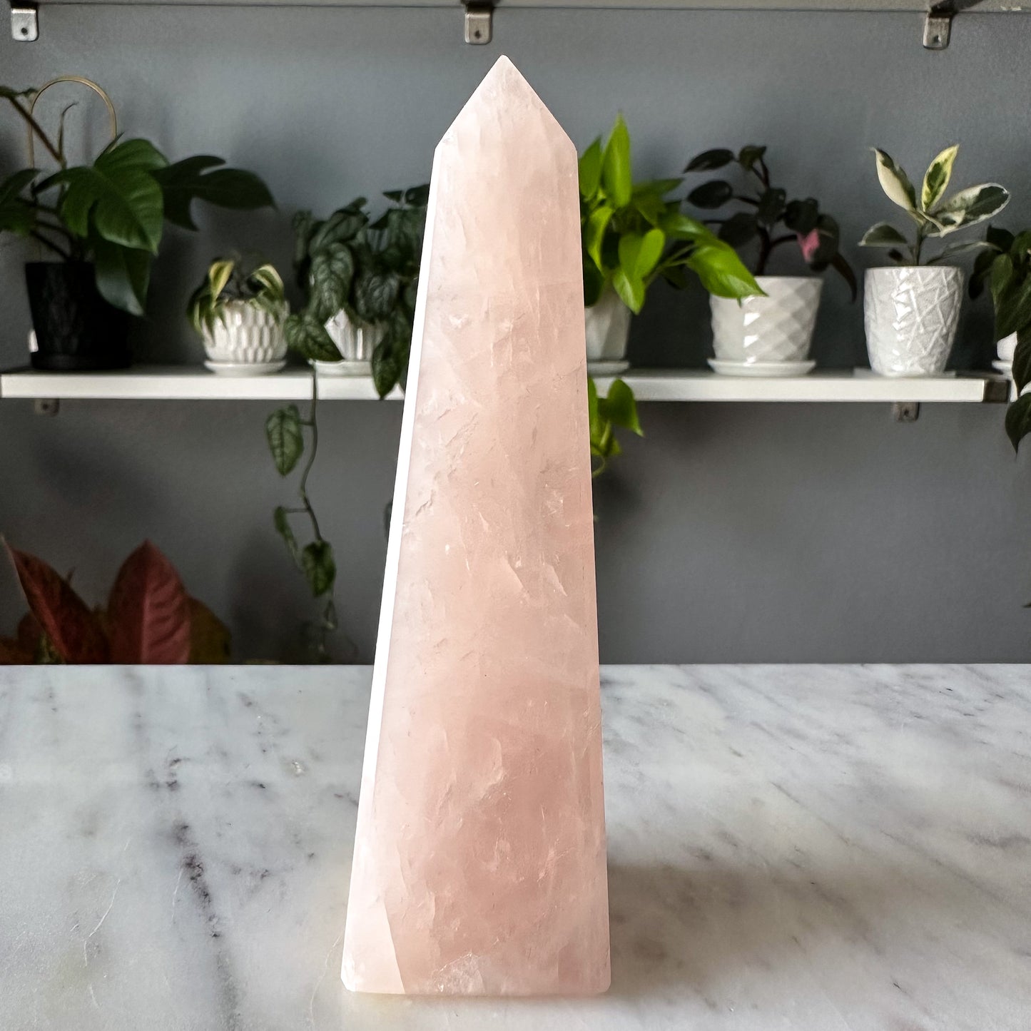 Rose Quartz Obelisk