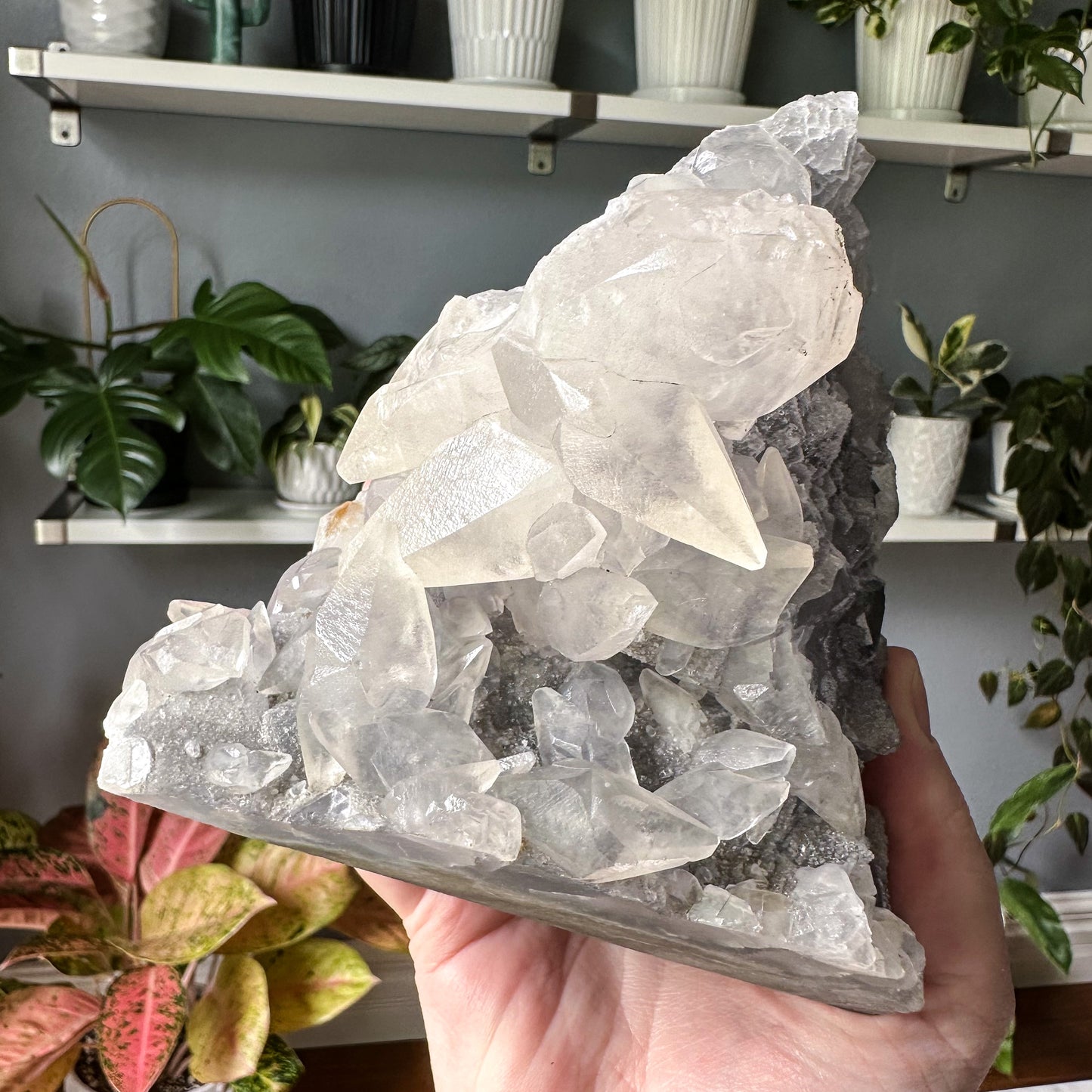 Sugar Fluorite + Calcite Cluster