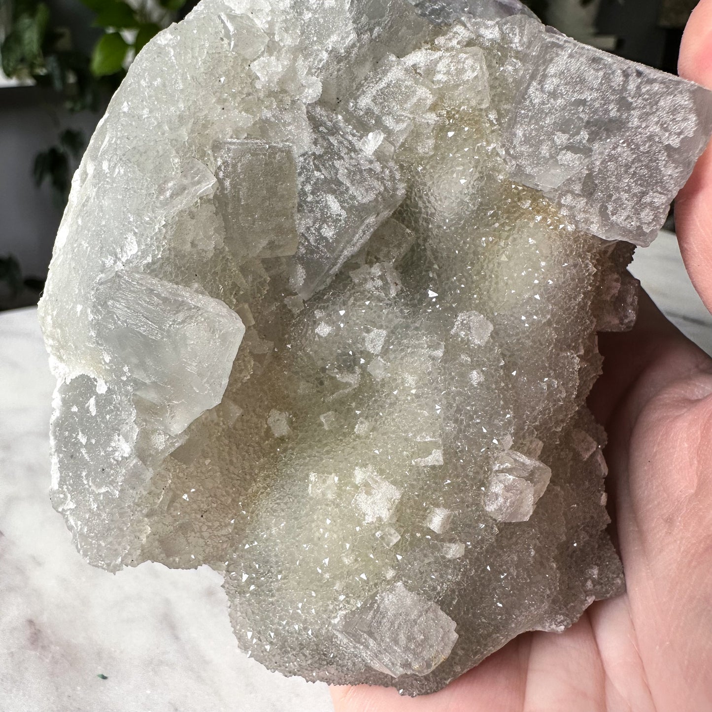 Sugar Fluorite Cluster