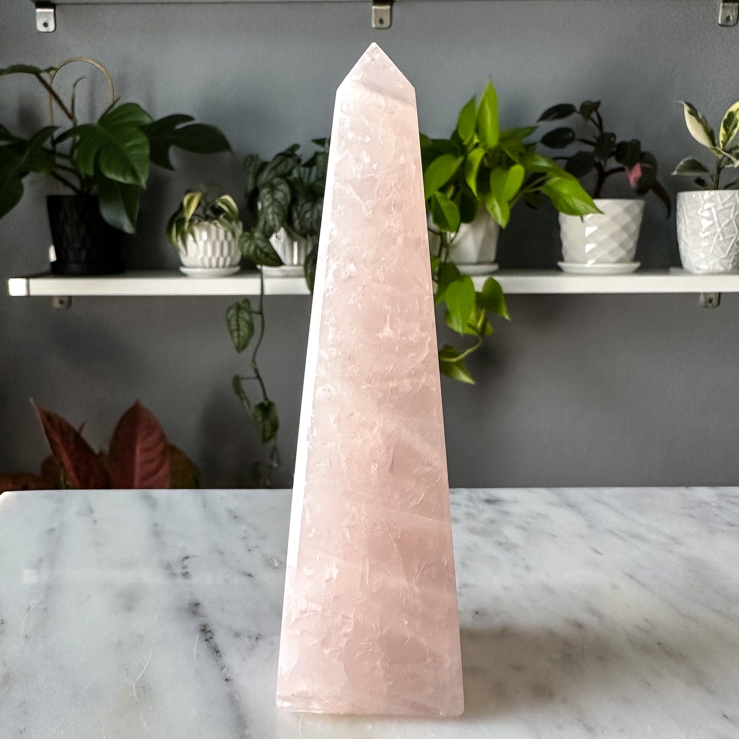 Rose Quartz Obelisk