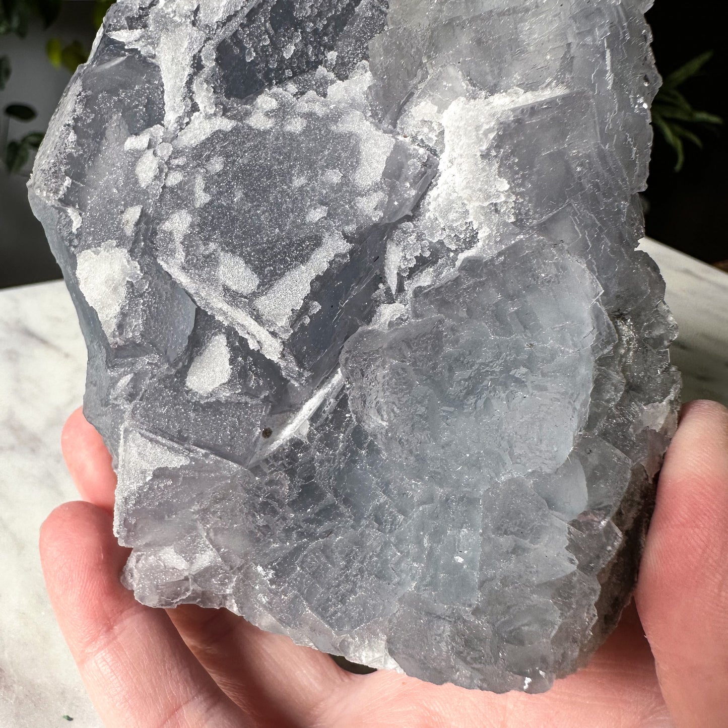 Sugar Fluorite Cluster