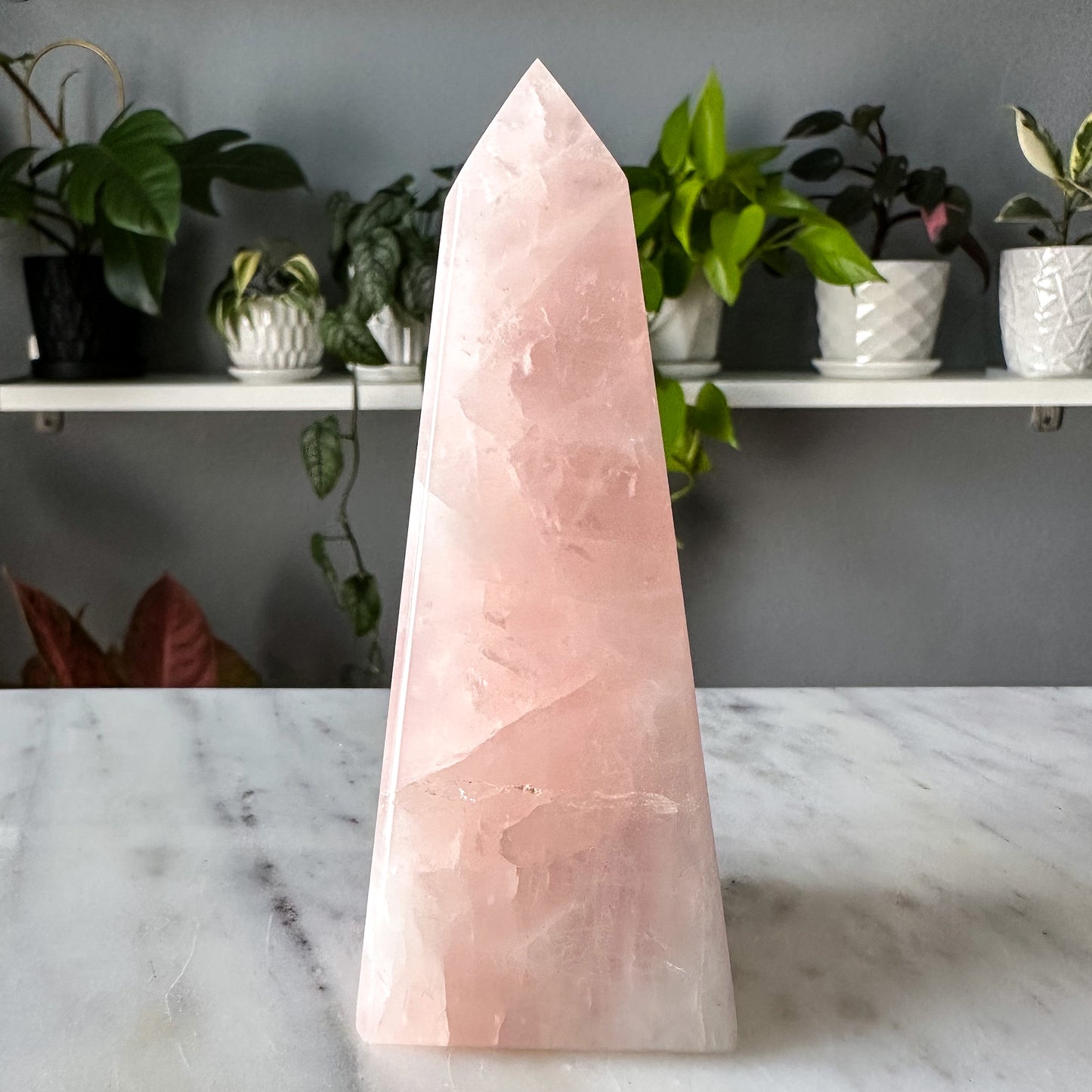 Rose Quartz Obelisk