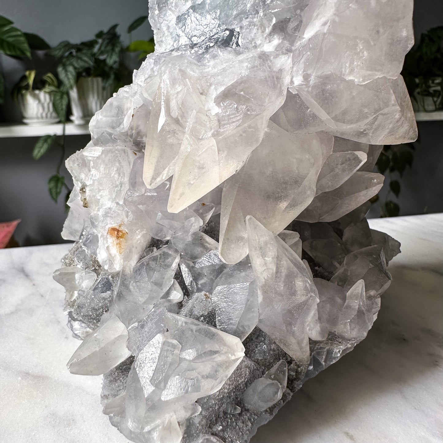 Sugar Fluorite + Calcite Cluster