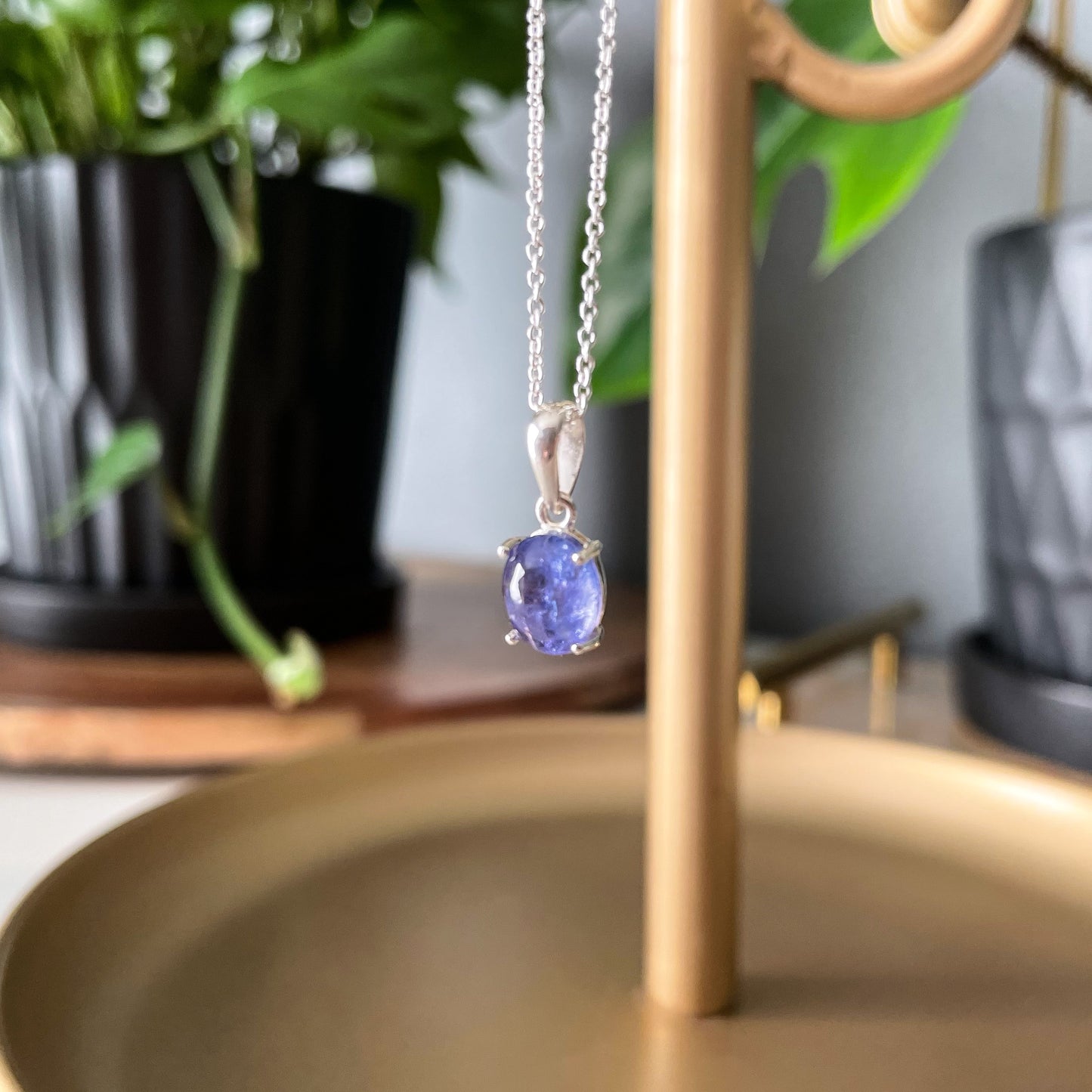 Tanzanite Pendant Necklace