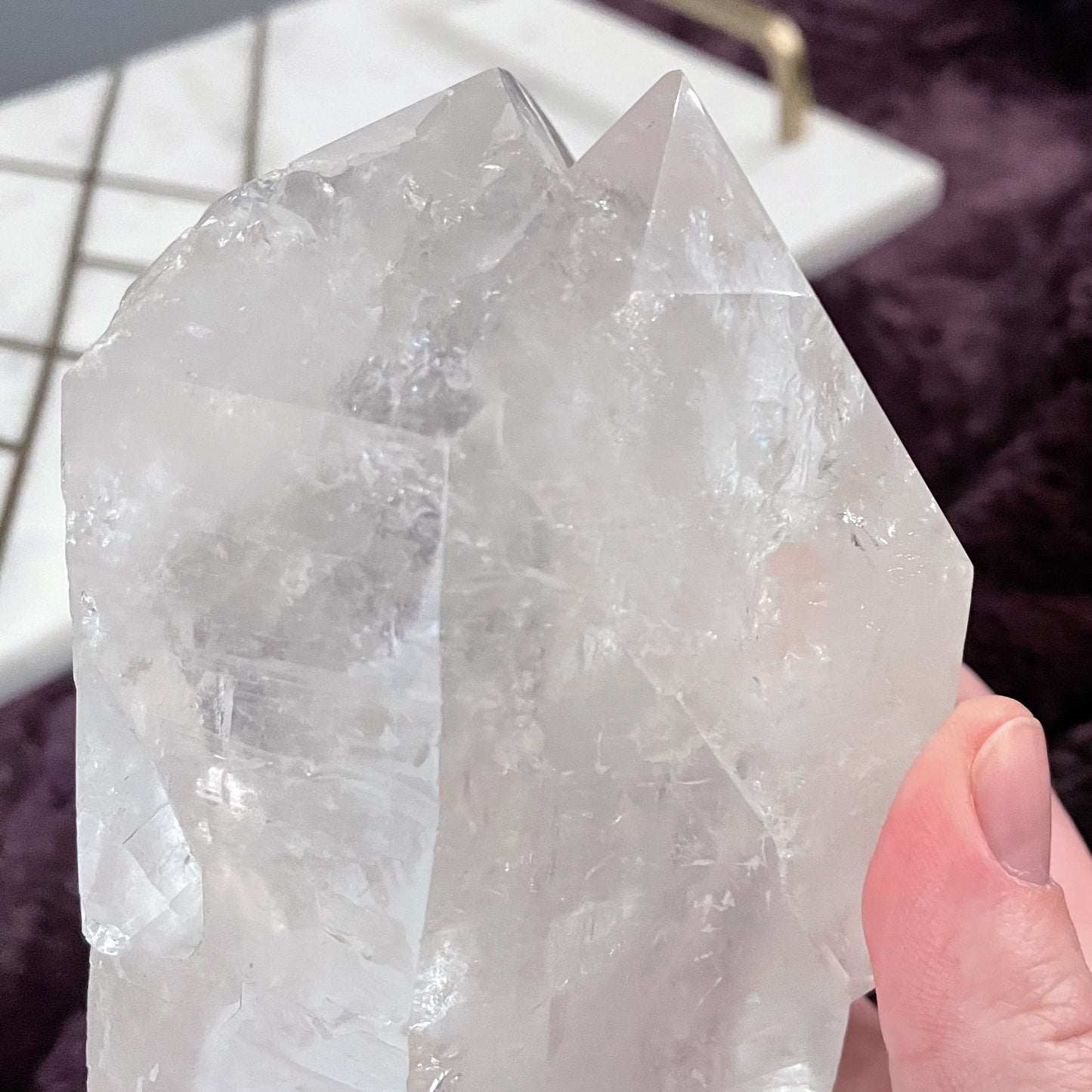 Lemurian Double Terminated + Twin + Manifestation