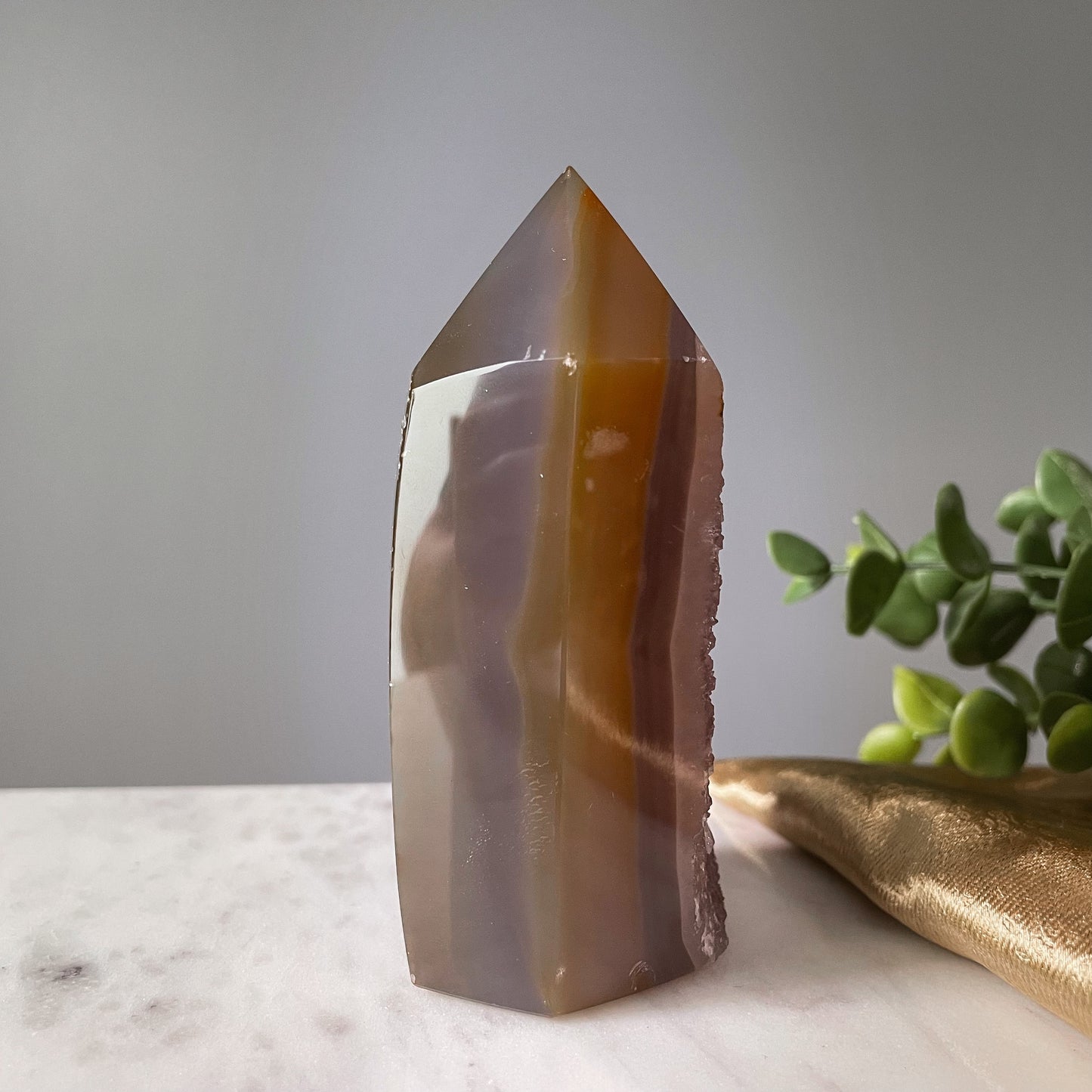 Druzy Agate Tower