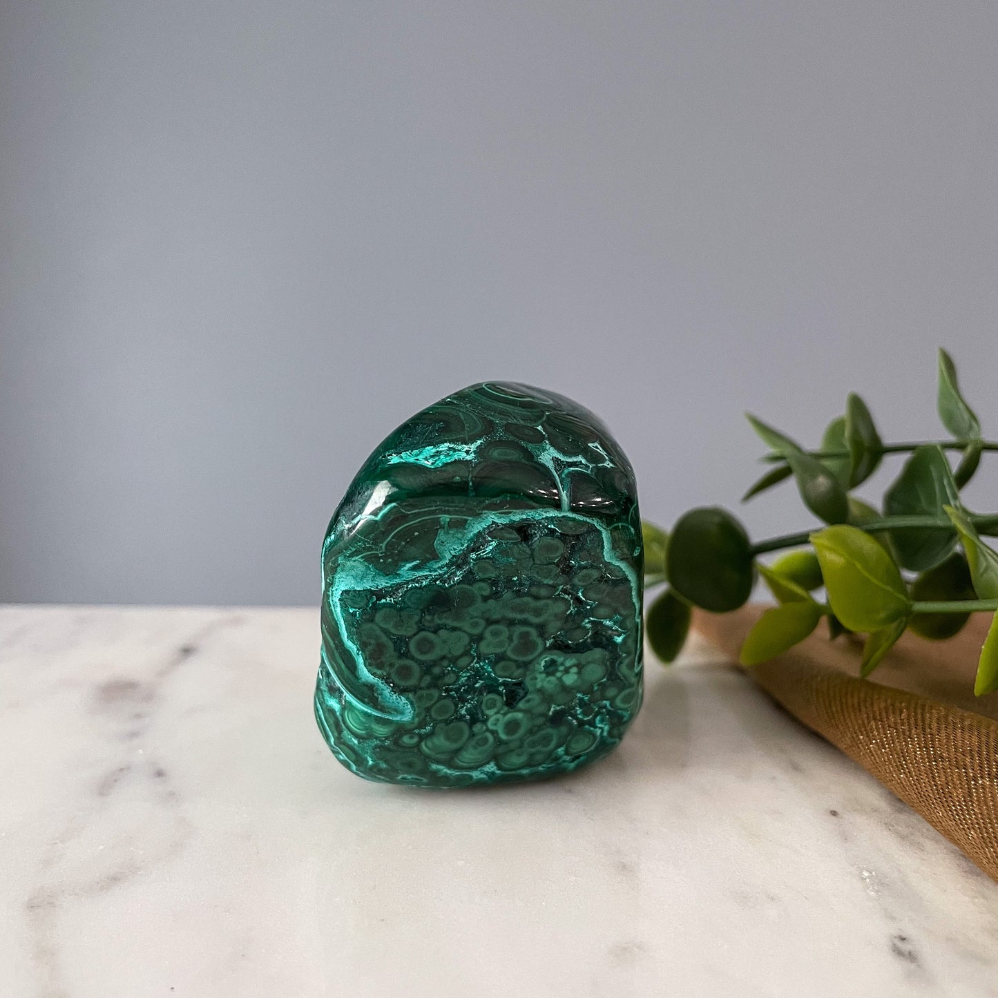 Malachite with Chrysocolla Freeform