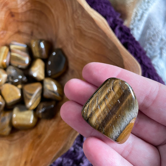 Large Tiger's Eye Tumble