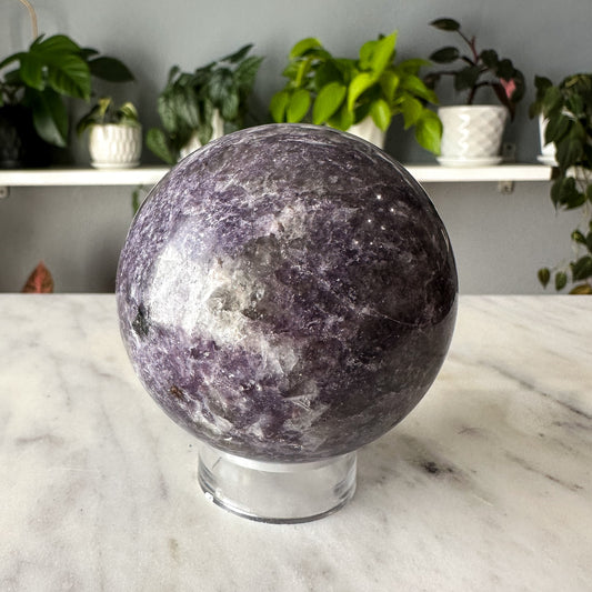 Lepidolite Sphere