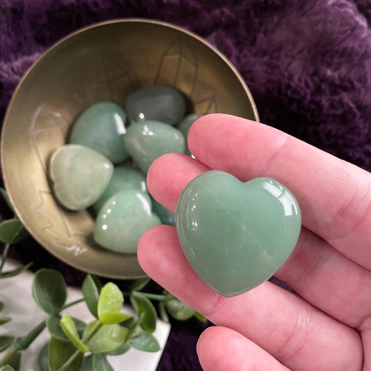 Green Aventurine Small Heart