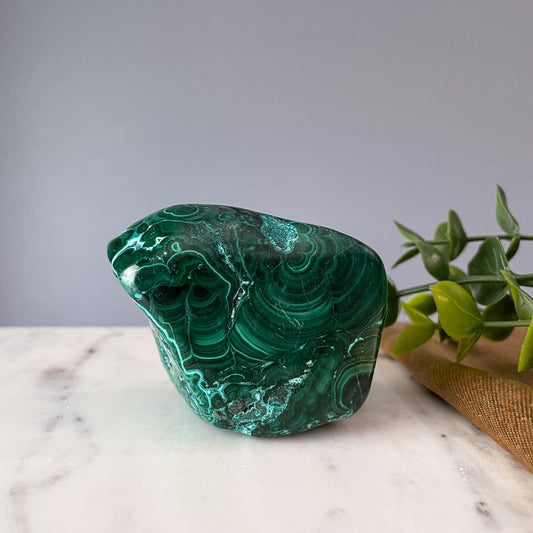 Malachite with Chrysocolla Freeform