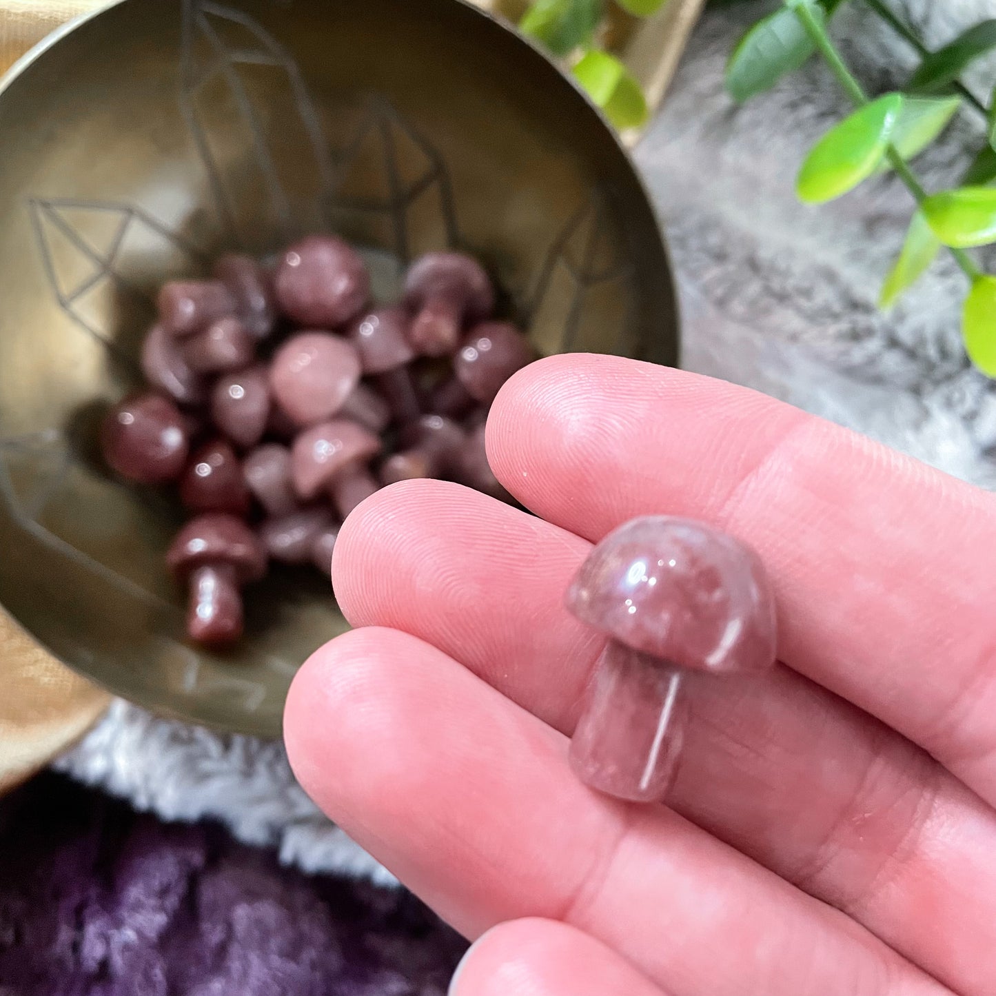 Red Aventurine Mini Mushroom