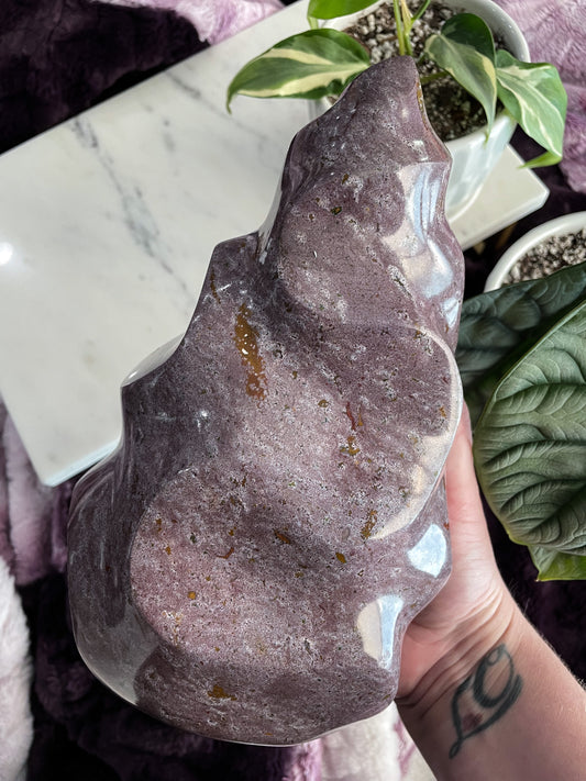 Huge Sea Jasper Flame