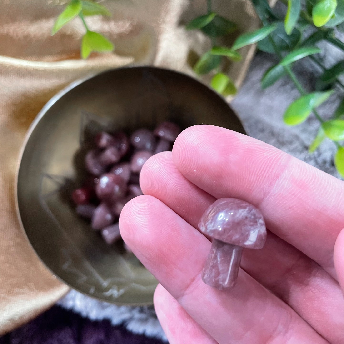 Red Aventurine Mini Mushroom