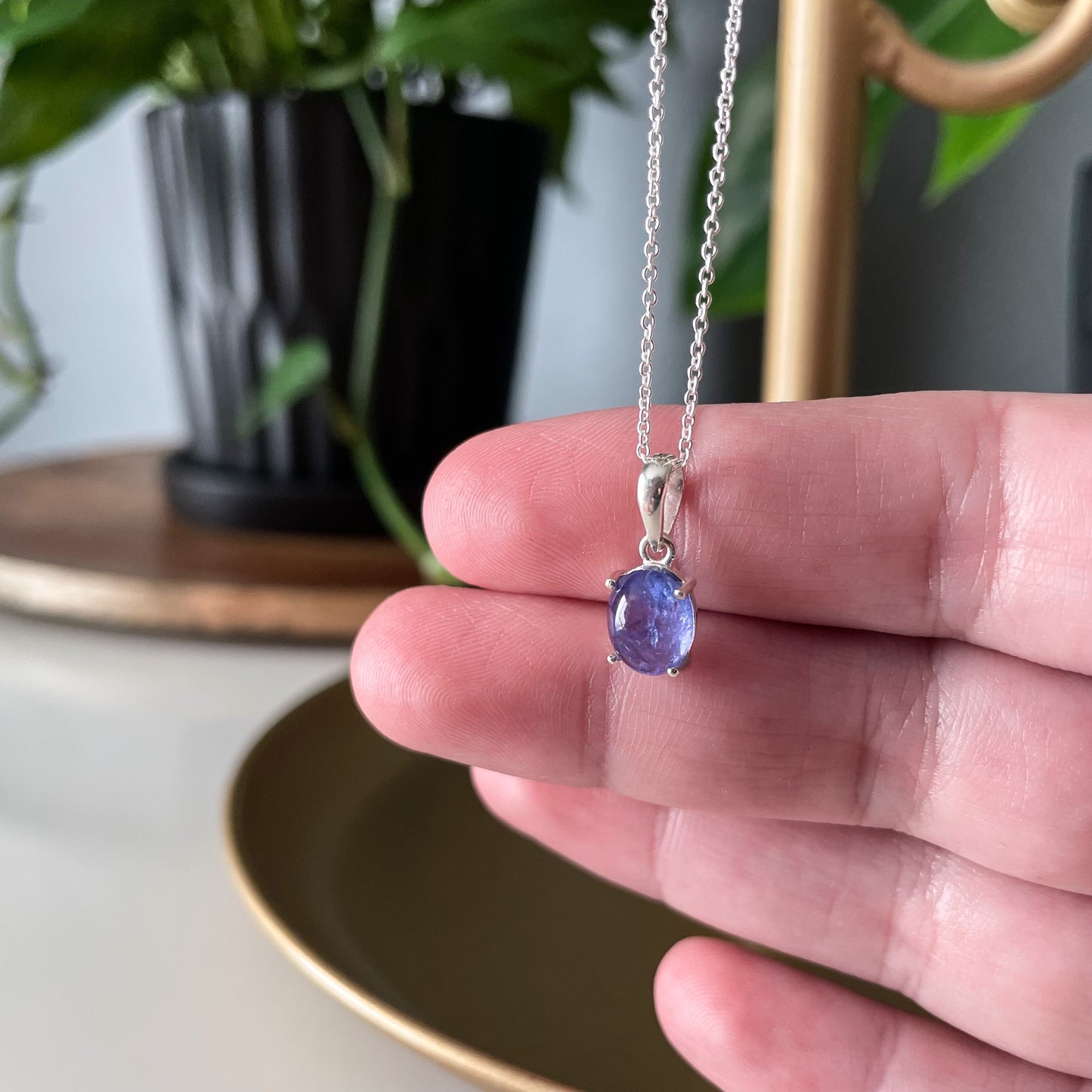 Tanzanite Pendant Necklace