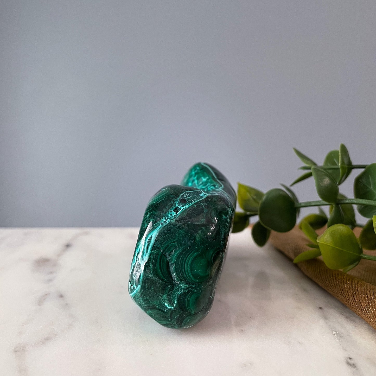 Malachite with Chrysocolla Freeform