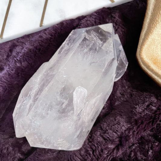 Lemurian Double Terminated + Twin + Manifestation