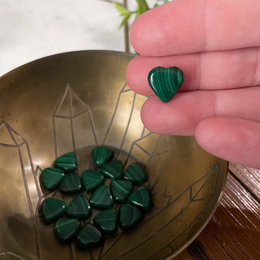 Malachite Mini Heart