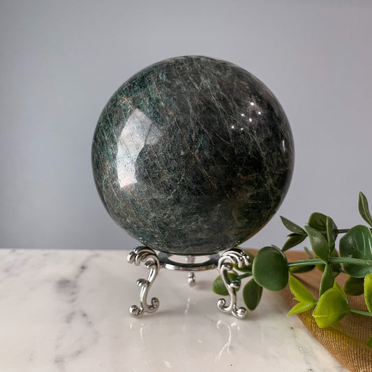 Teal Apatite Sphere