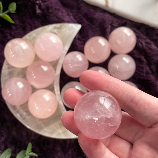 Small Rose Quartz Sphere