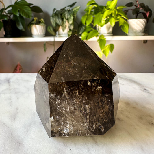 Phantom Smokey Quartz Tower