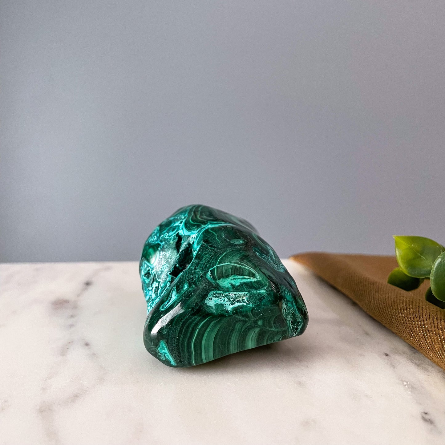 Malachite with Chrysocolla Freeform