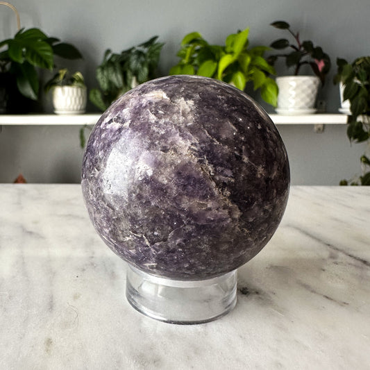 Lepidolite Sphere