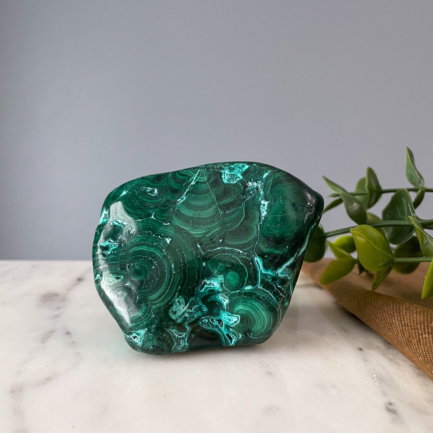 Malachite with Chrysocolla Freeform